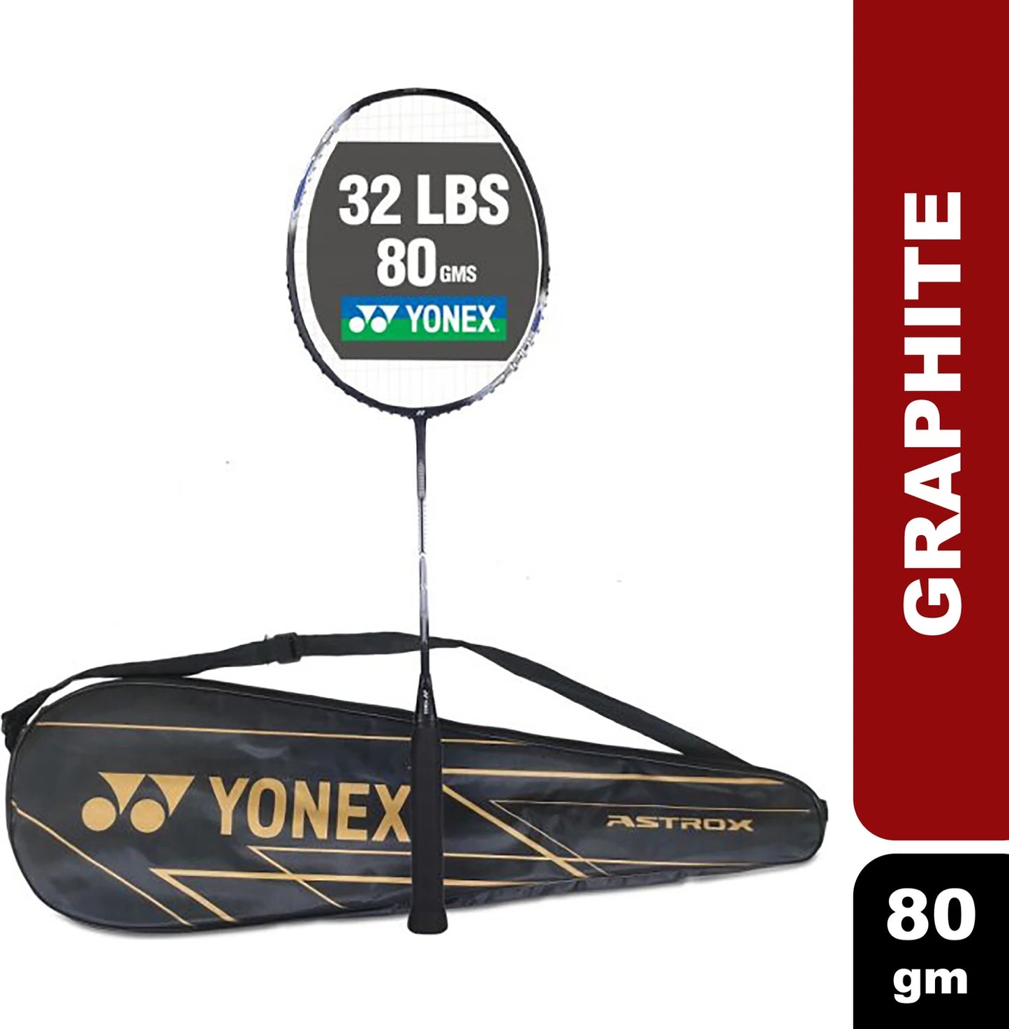 Yonex Astrox Attack 9 Graphite Badminton Racket (4U G4, 83 Gram, 32 lbs Tension)
