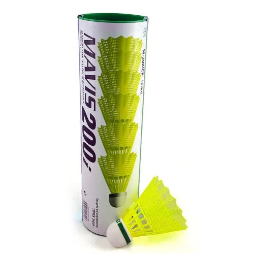 Yonex Mavis 200i Green Yellow Nylon Badminton Shuttlecock