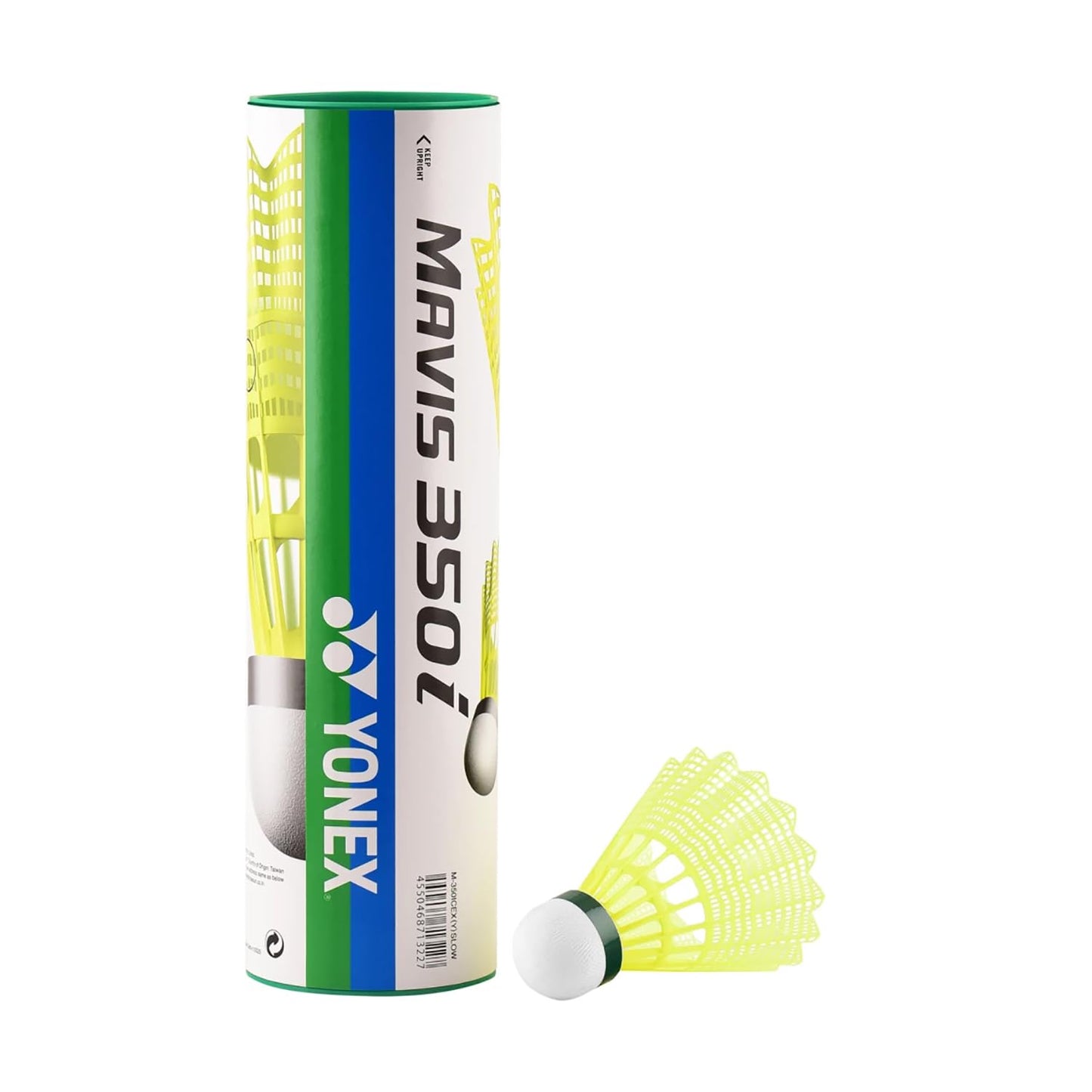 YONEX MAVIS 350i Yellow Green Nylon Badminton Shuttlecock