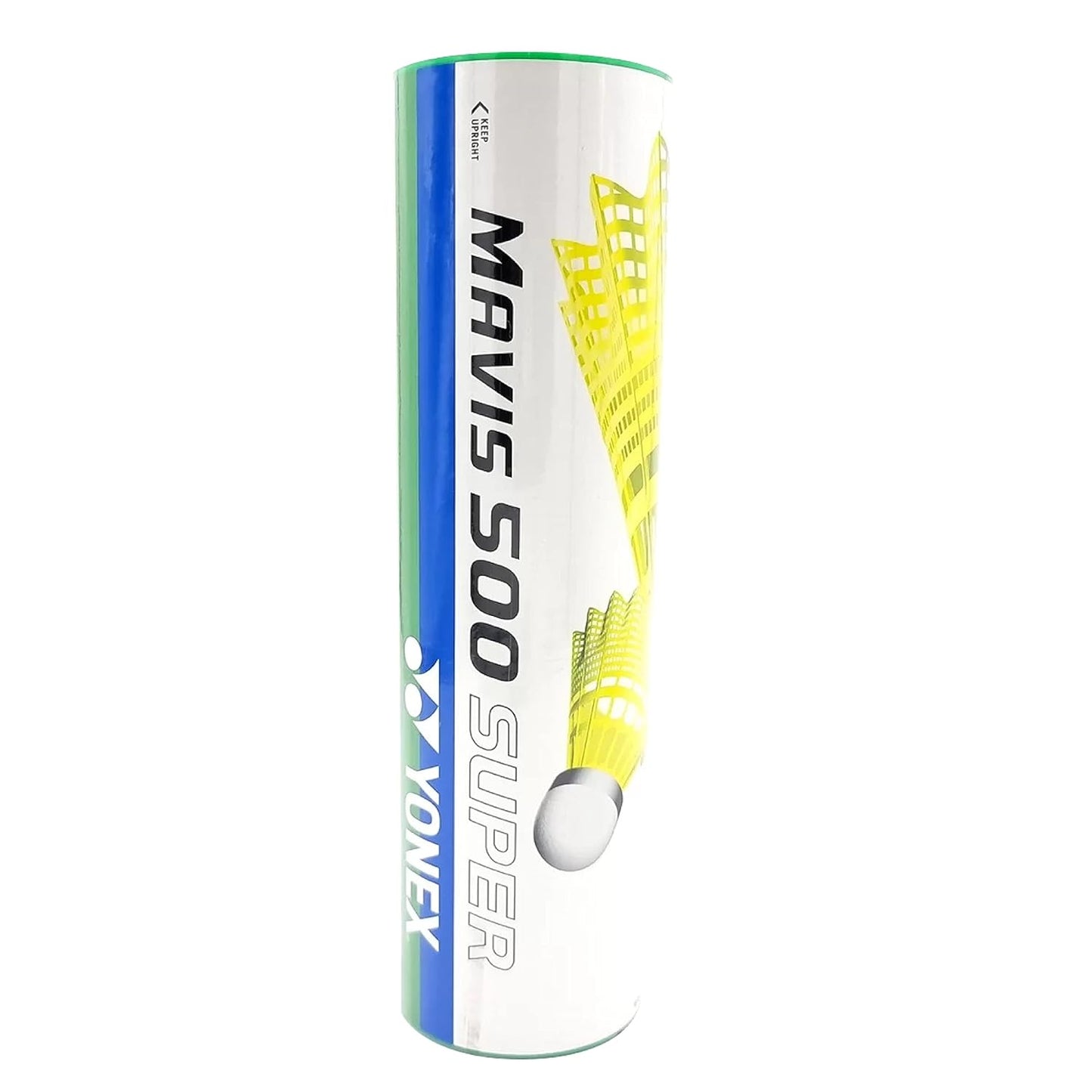 Yonex Mavis 500 Green Yellow Nylon Badminton Shuttlecock