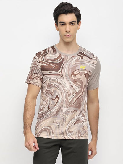 YONEX Essentia 3 Round Neck T-Shirt 2966- Sustainable Performance | TruDry Moisture-Wicking | Cool, Dry and Comfortable | Round Neck | Light Weight | Eco-Friendly T-Shirt Recycled Plastic Bottles