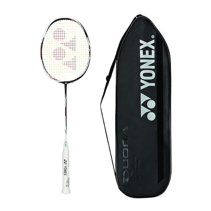 YONEX Duora Z Strike Pro  Graphite Badminton Racquet (G4 3U,  88 grams , 28 lbs Tension)