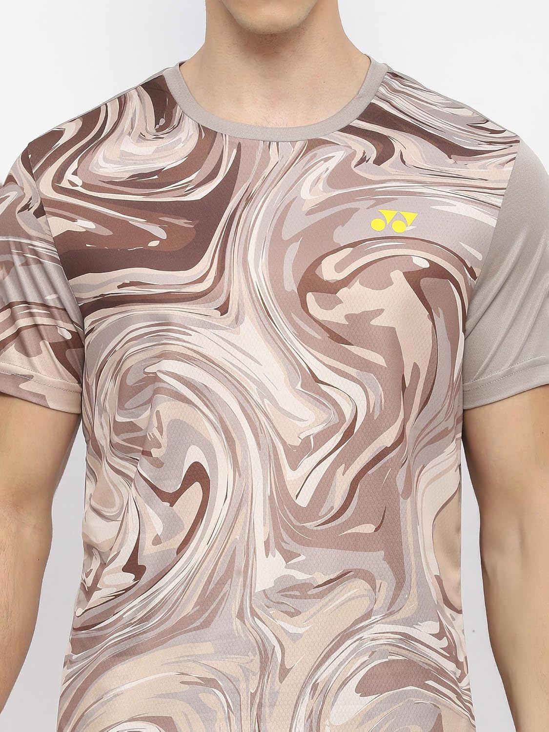 YONEX Essentia 3 Round Neck T-Shirt 2966- Sustainable Performance | TruDry Moisture-Wicking | Cool, Dry and Comfortable | Round Neck | Light Weight | Eco-Friendly T-Shirt Recycled Plastic Bottles