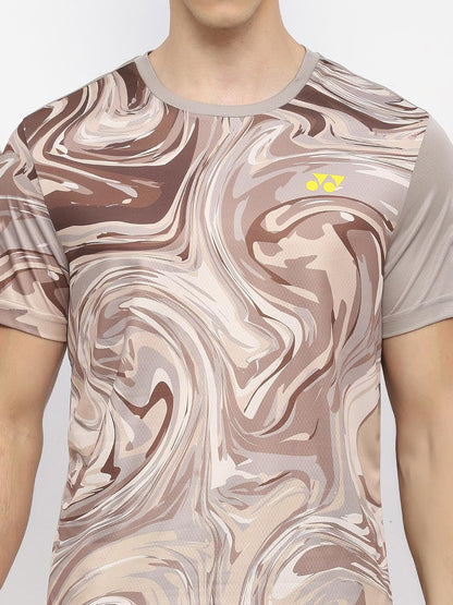 YONEX Essentia 3 Round Neck T-Shirt 2966- Sustainable Performance | TruDry Moisture-Wicking | Cool, Dry and Comfortable | Round Neck | Light Weight | Eco-Friendly T-Shirt Recycled Plastic Bottles