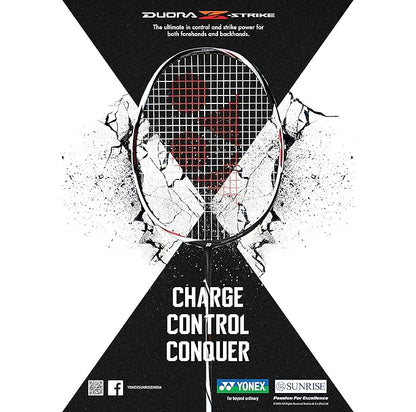 YONEX Duora Z Strike Pro  Graphite Badminton Racquet (G4 3U,  88 grams , 28 lbs Tension)