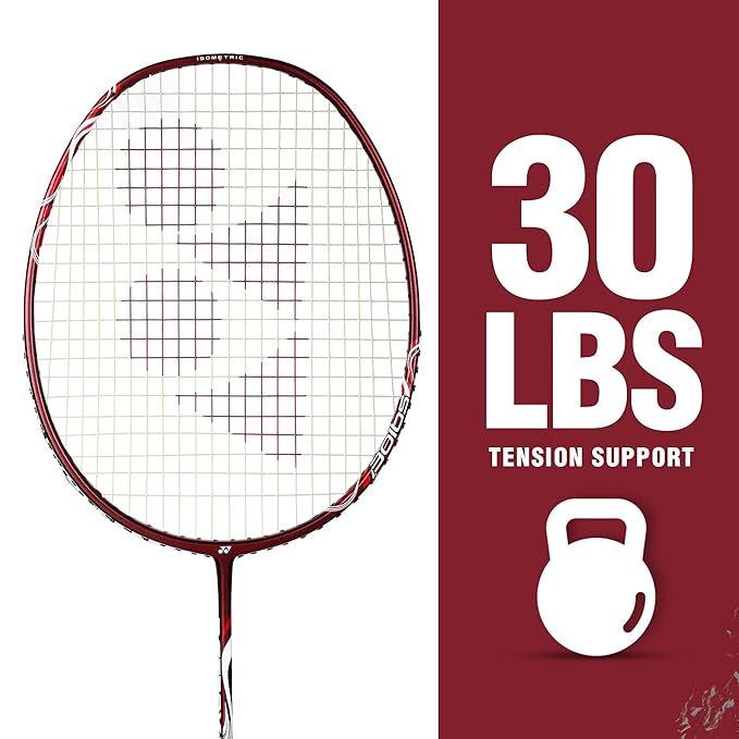 YONEX Astrox Lite 45i (Kurenai), Graphite Badminton Racquet (5U G4, 78 Grams 30 lbs Tension)