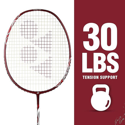 YONEX Astrox Lite 45i (Kurenai), Graphite Badminton Racquet (5U G4, 78 Grams 30 lbs Tension)