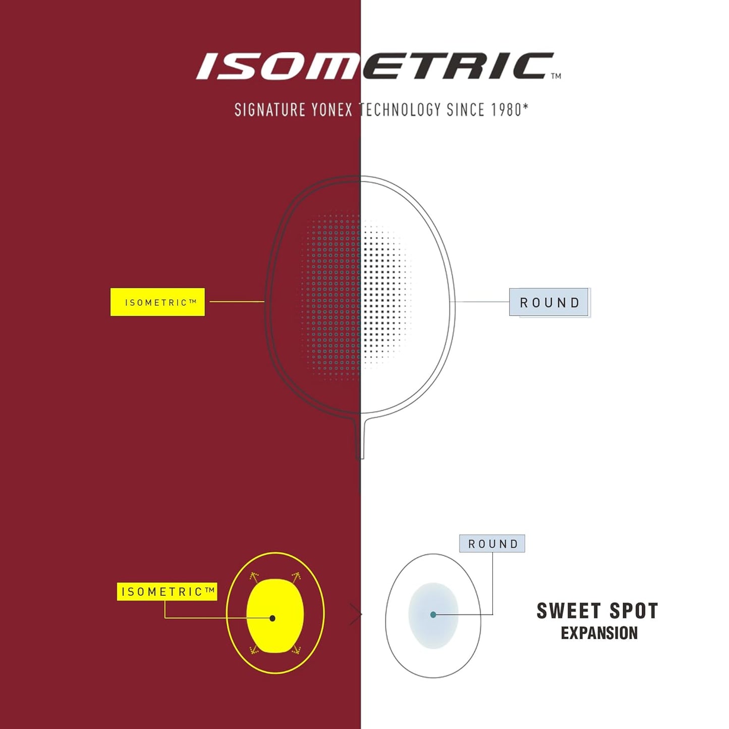 YONEX Astrox Lite 45i (Kurenai), Graphite Badminton Racquet (5U G4, 78 Grams 30 lbs Tension)