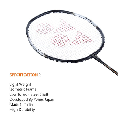 YONEX ZR 100 light Aluminium Badminton Racket (G4, 95 Grams, 26 lbs Tension)