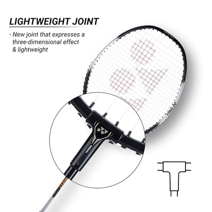YONEX ZR 100 light Aluminium Badminton Racket (G4, 95 Grams, 26 lbs Tension)