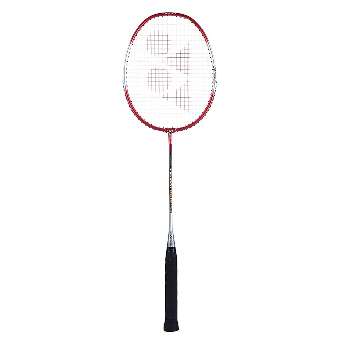 YONEX ZR 100 light Aluminium Badminton Racket (G4, 95 Grams, 26lbs Tension) (Red/White)