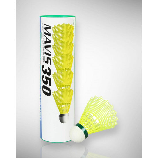 YONEX Mavis 350 Yellow Green Nylon Badminton Shuttlecock