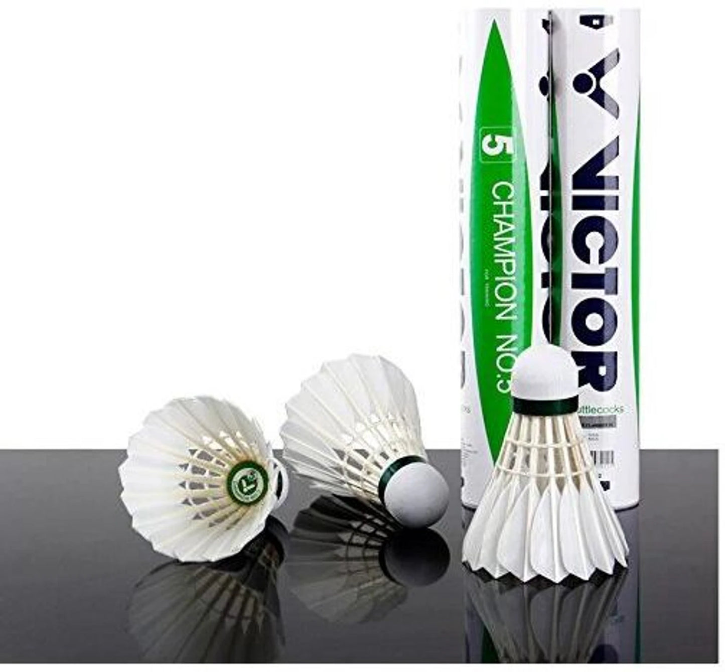 VICTOR Champion No 5 Feather Badminton Shuttlecock