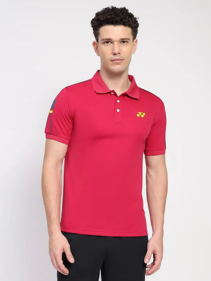 YONEX T-Shirt Polo 2735 - Cerise – Classic Polo for Badminton & Tennis Players | Probadminton