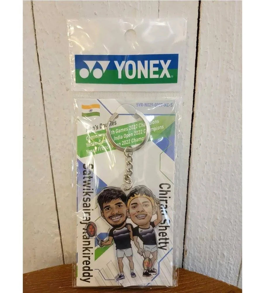 Yonex Players Key Chain - Satwiksairaj Rankireddy and Chirag Shetty